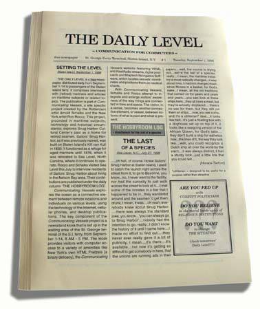 Arnold Schalks, 'The Daily Level', 1998