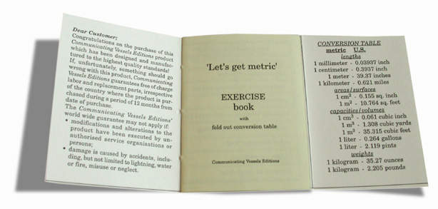 Arnold Schalks, 'Let's get metric', 1998